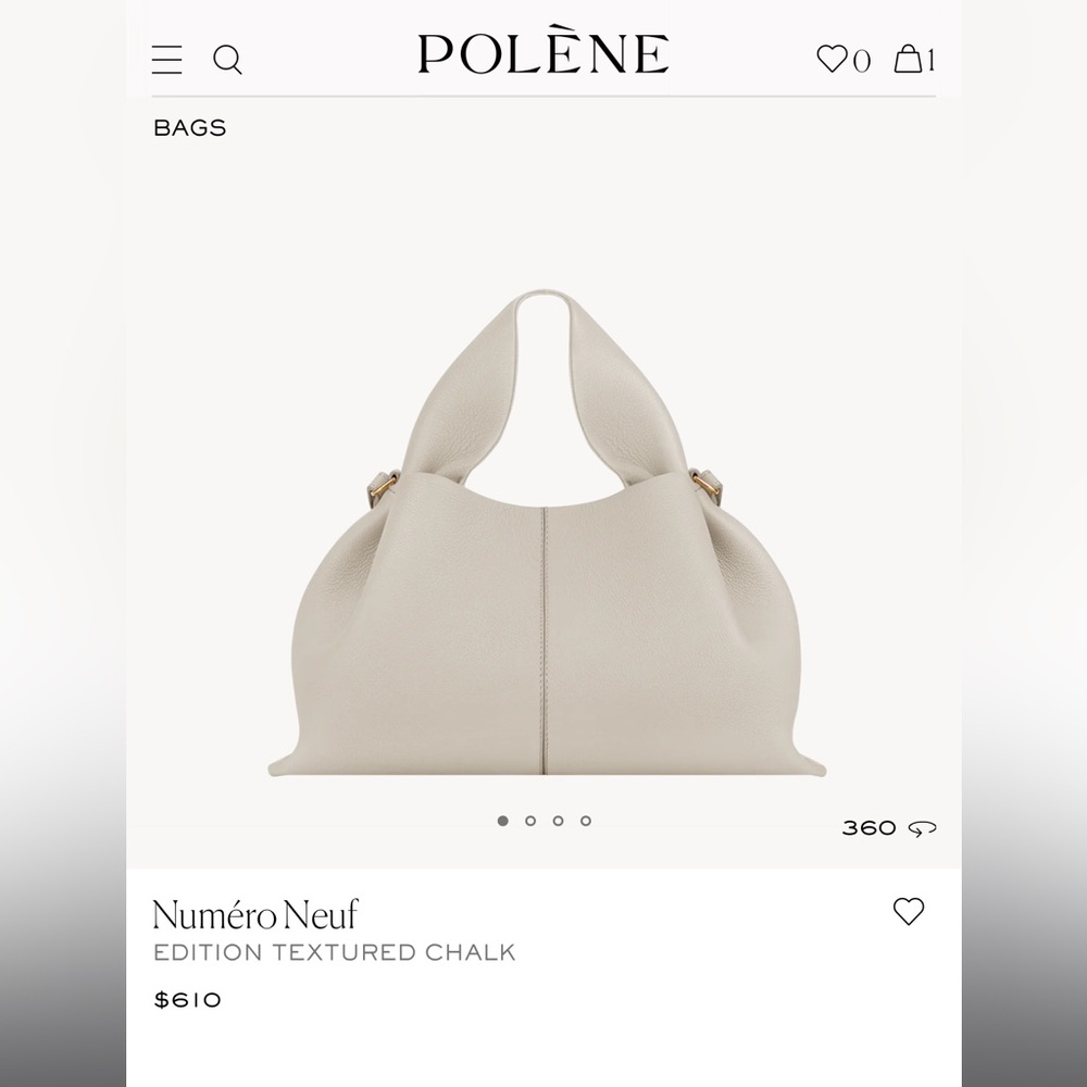 Polene Numero Neuf in Chalk